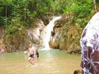 провинция Phang-nga. Водопад Sanang Manora.