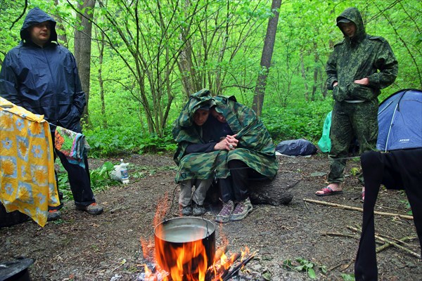 Дневка на реке Нечепсухо, близ села Подхребтовое