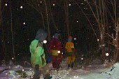 спуск к палаточному городку