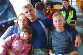 Полина, Лена, Алексей и Маша Платовы