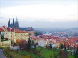 Страговский монастырь вид на Прагу