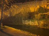 Крумловский замок 1240 вечером