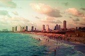 Старый Яффо, вид на Тель-Авив 21 века. Никакой границы.