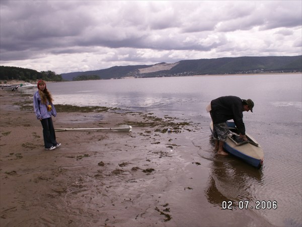 на левом берегу