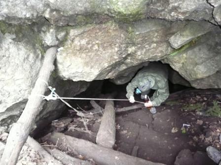 Киселевская пещера. Спуск