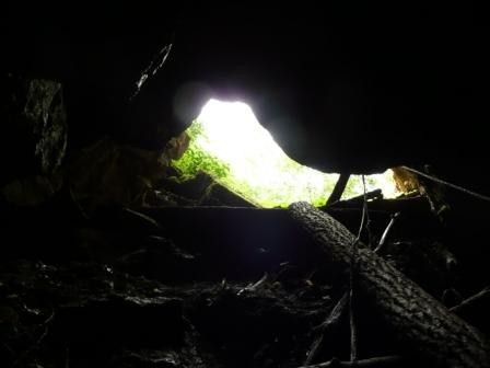 Киселевская пещера. Вид изнутри