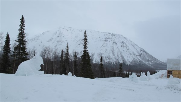 Вид от "Снежной деревни"