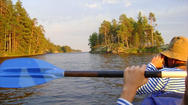 По курсу островок