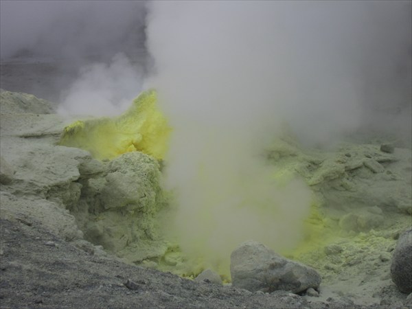 Камчатка. Мутновский. Фумаролы