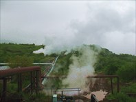 Камчатка. Паужетская геотермальная электростанция