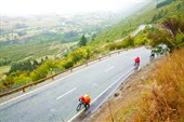Вид с  подъема на перевал The Crown Range Summit