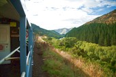На поезде из Christchurch – Blenheim.