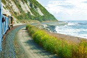 На поезде из Christchurch – Blenheim.