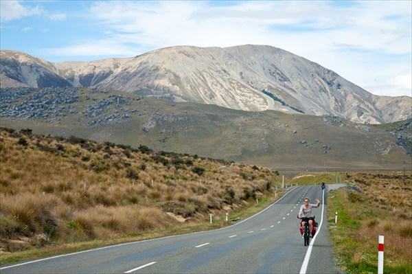 Шоссе SH73. Мчимся к перевалу Poter’s Pass 