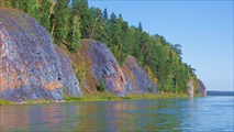 Скалы перед притоком Рудаковка