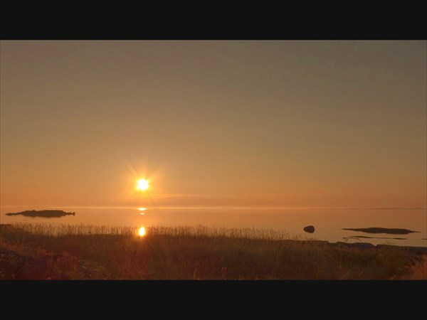 Восход на Белом море.