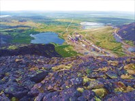 Ловозерский ГОК. Вид сверху.