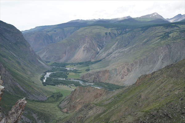 Вид на долину Чулышмана.