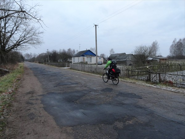 Участок дороги Дубровка - Морозовка