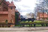 Деревянный вход в замок
