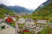 Одда чудный городок находящийся в самом конце Sorfjorden