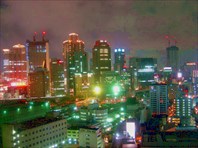 Ночной город в цвете огней