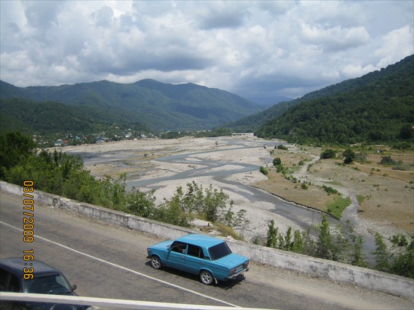 Русло реки Шахе