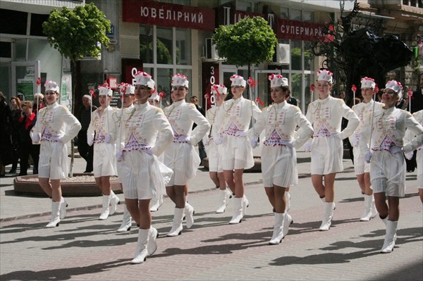 Парад жителей на День города