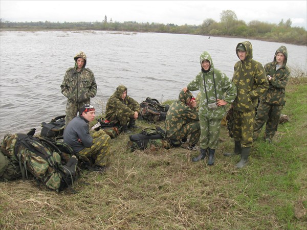 На берегу Волги