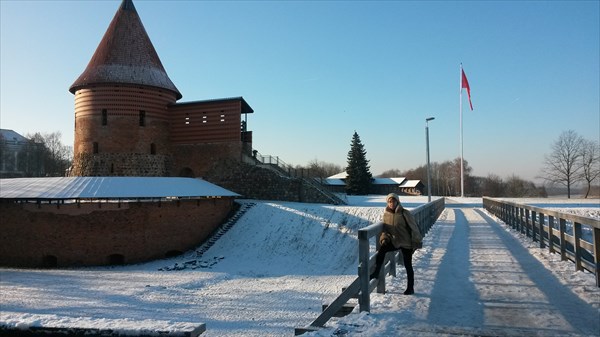Фрагмент старой крепости в Каунасе.