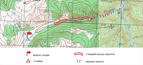 Река пезо красноярский край карта