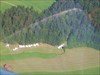 на фото: Вид лагеря с самолета