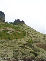 Мустаг, останцы