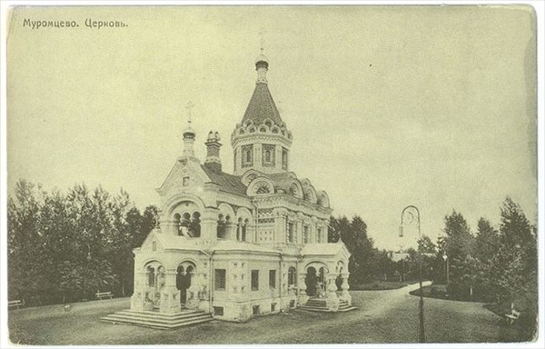 Муромцево. Церковь царицы Александры. Старая фотография.