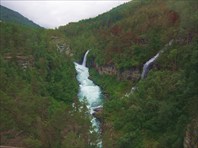 Вид из окна экскурсионного поезда