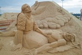 Выставка песчаных скульптур в Лаппеенранте