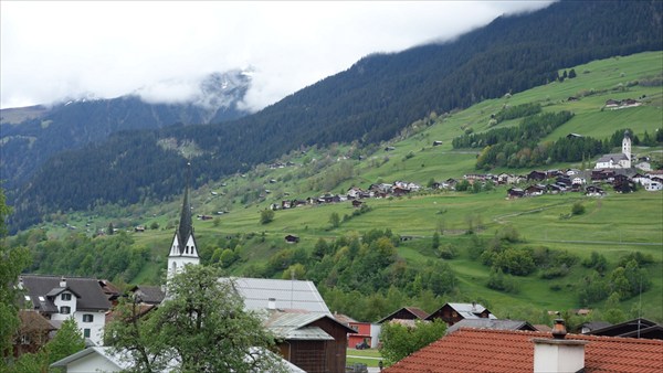 Альпийская деревня.