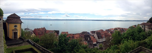 Вид с замка Burg.