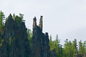 Скалы на Подкаменной Тунгуске