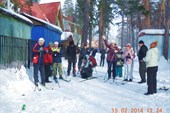 Группа подержки нас тепло провожала