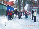 Группа подержки нас тепло провожала