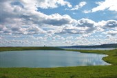 Озеро Могильное на острове Кильдин