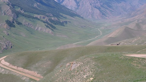 Дорога на перевал Джаан-Булак