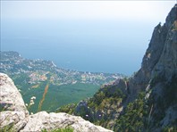 Вид с горы Ай-Петри-гора Ай-Петри