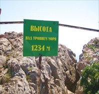 Самая высокая точка Ай-Петри-гора Ай-Петри