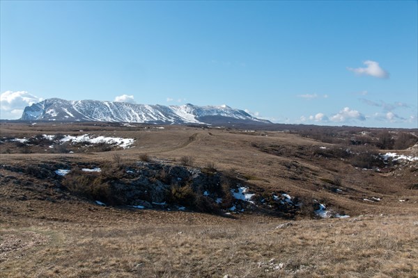 Вид на верхнее плато Чатыр-дага