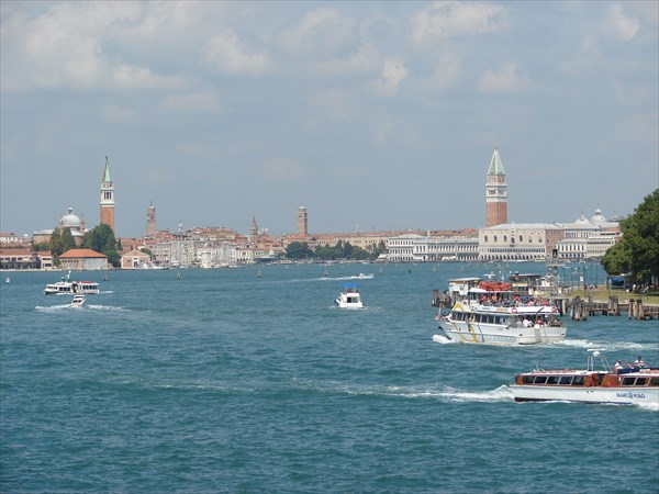 Венеция, вид с корабля