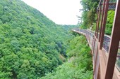Железный мостик в каньоне