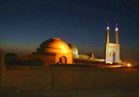 ночной roof top view в Язде