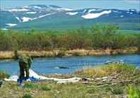 Река Кокпела. Сборка катамарана